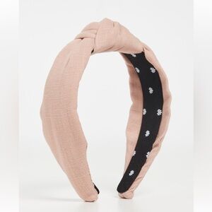 Lele Sadoughi Linen Knotted Headband
